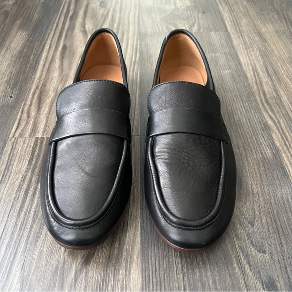 Madewell Black Leather Women The Lacey Loafers Style NN049 - Picture 2 of 16